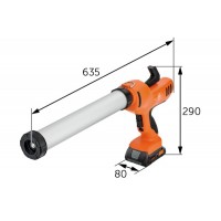 Аккумуляторный выжимной пистолет FEIN AKP 18-600 AS