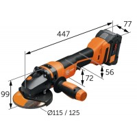 Шлифовальная машина FEIN CCG 18-115-10 PD-SEC AS