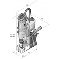 Магнитный сверлильный станок FEIN KBU 35 QW FABRICATOR M12 TAPPING-SET