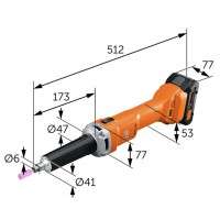 Прямошлифовальная машина FEIN AGSZ 18-280 LBL AS