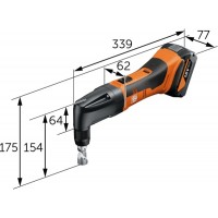 Аккумуляторные высечные ножницы FEIN ABLK 18 1.6 E AS SET 2X 5 AH